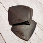 The "Muff" Leather Coaster Set (4)